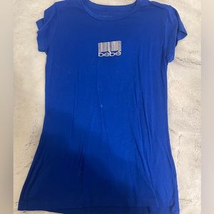 Royal Blue BeBe shirt